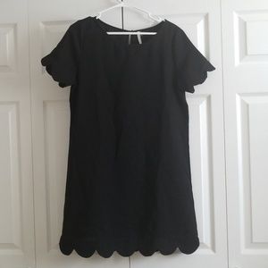 Beautifully simple black dress